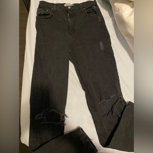 Abercrombie 90’s curve love highrise straight jean